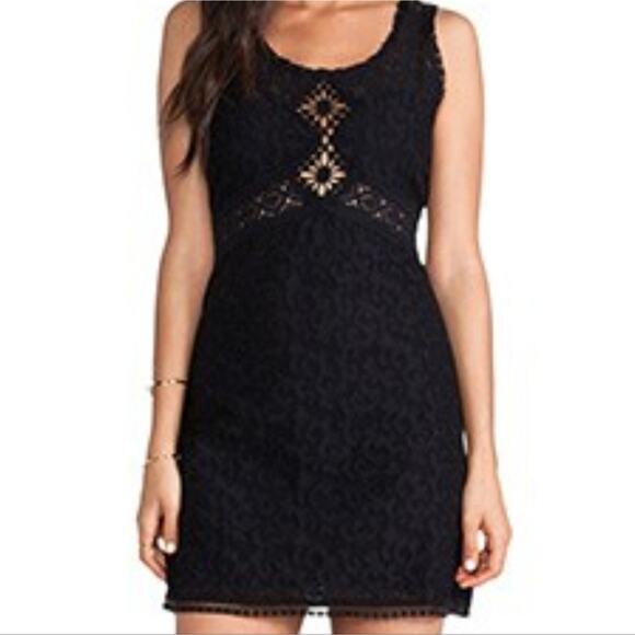 Free People Goth Chain Lace Dress - Picture 1 of 8